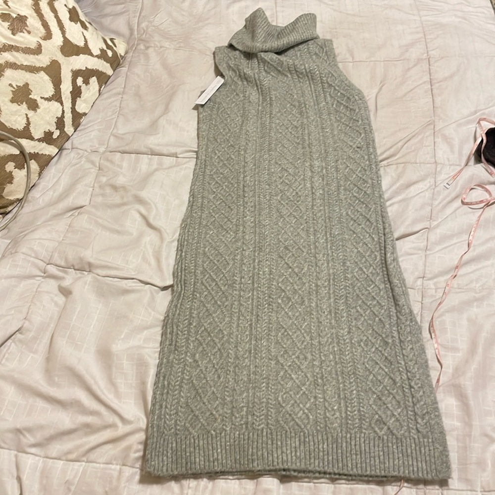 House of Harlow grey tunic sweater dress  NWT
